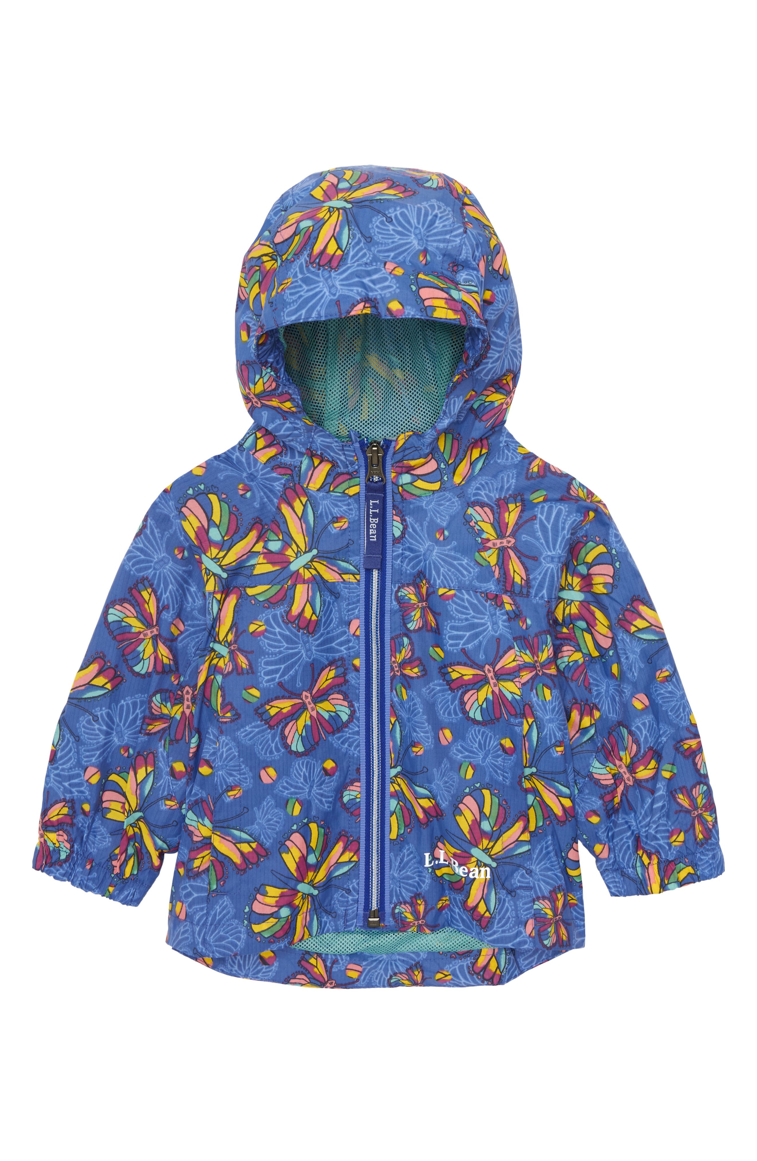 Girl Baby Kid Waterproof Butterfly Hooded Coat Jacket Outwear Raincoat 